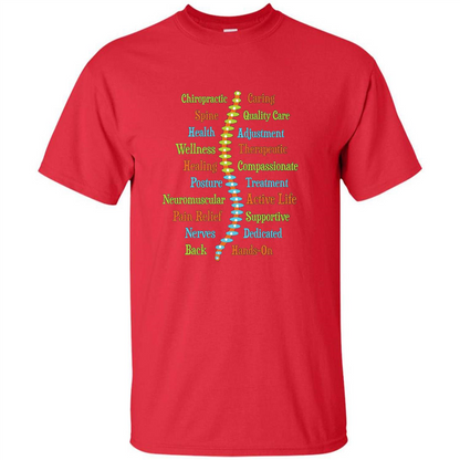 National Chiropractic Health Month Chiropracter T Shirt Red