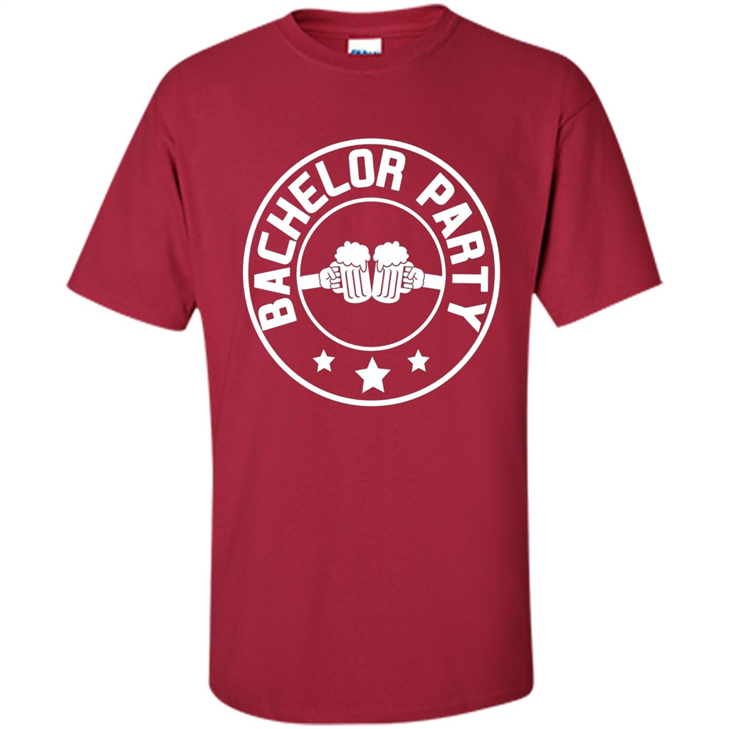 Men's Bachelor Party Cheers T-shirt Cardinal