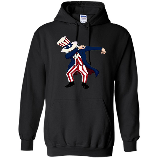 Independence Day 4th of July T-shirt Dabbing Black