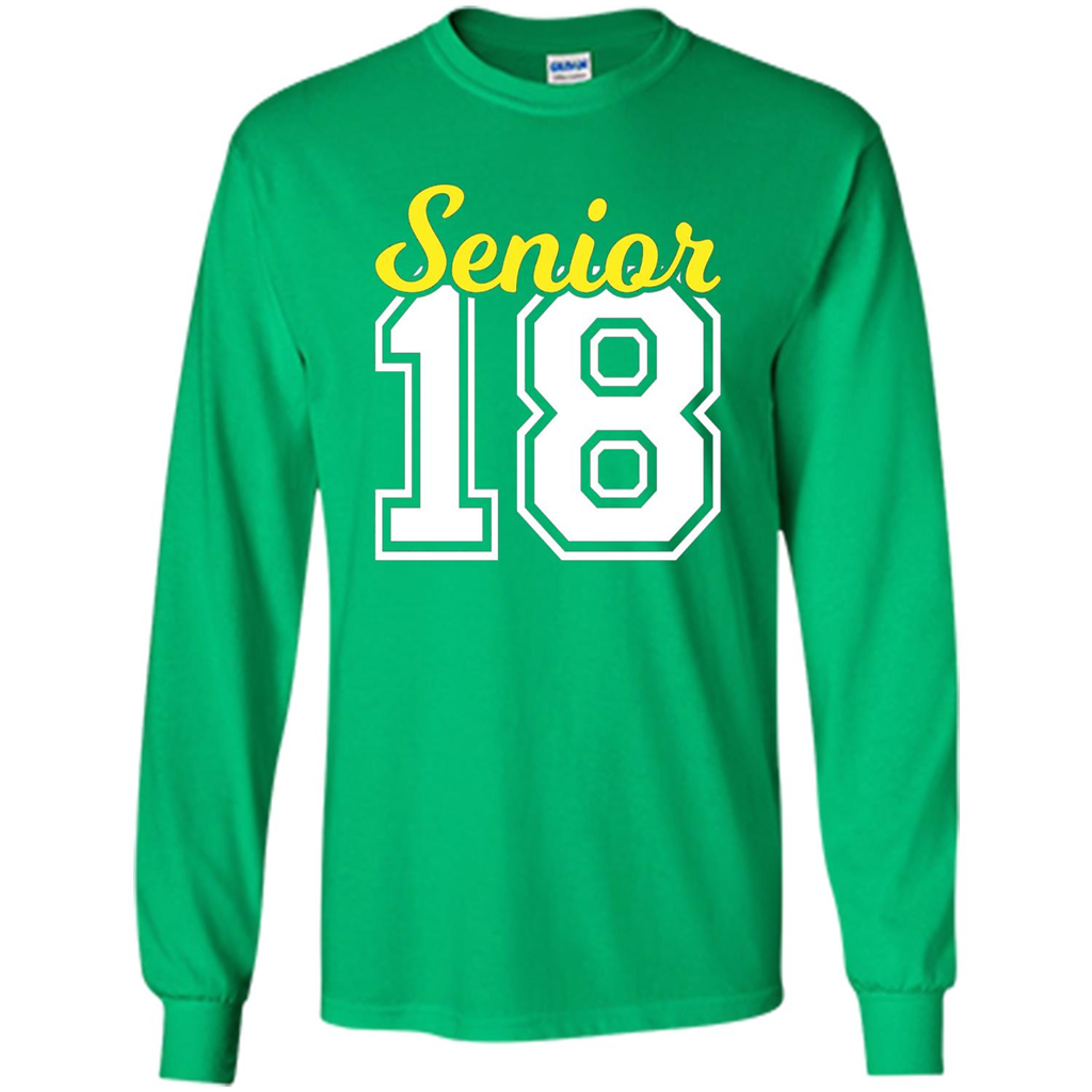 Senior Class of 2018 Jersey Style T-shirt Irish Green