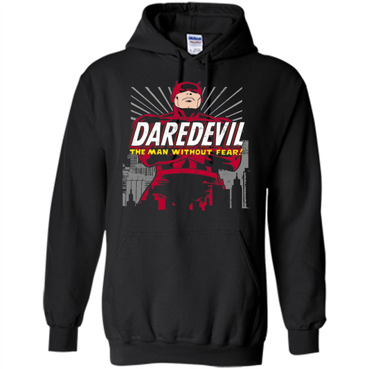 Movies T-shirt Marvel Daredevil The Man Without Fear Black