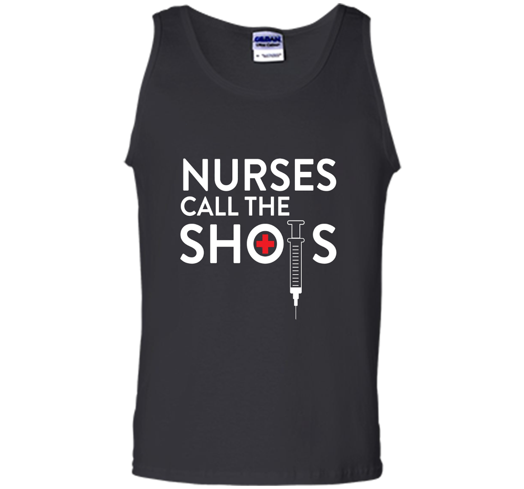 Nurses call the shots T-shirt shirt Black