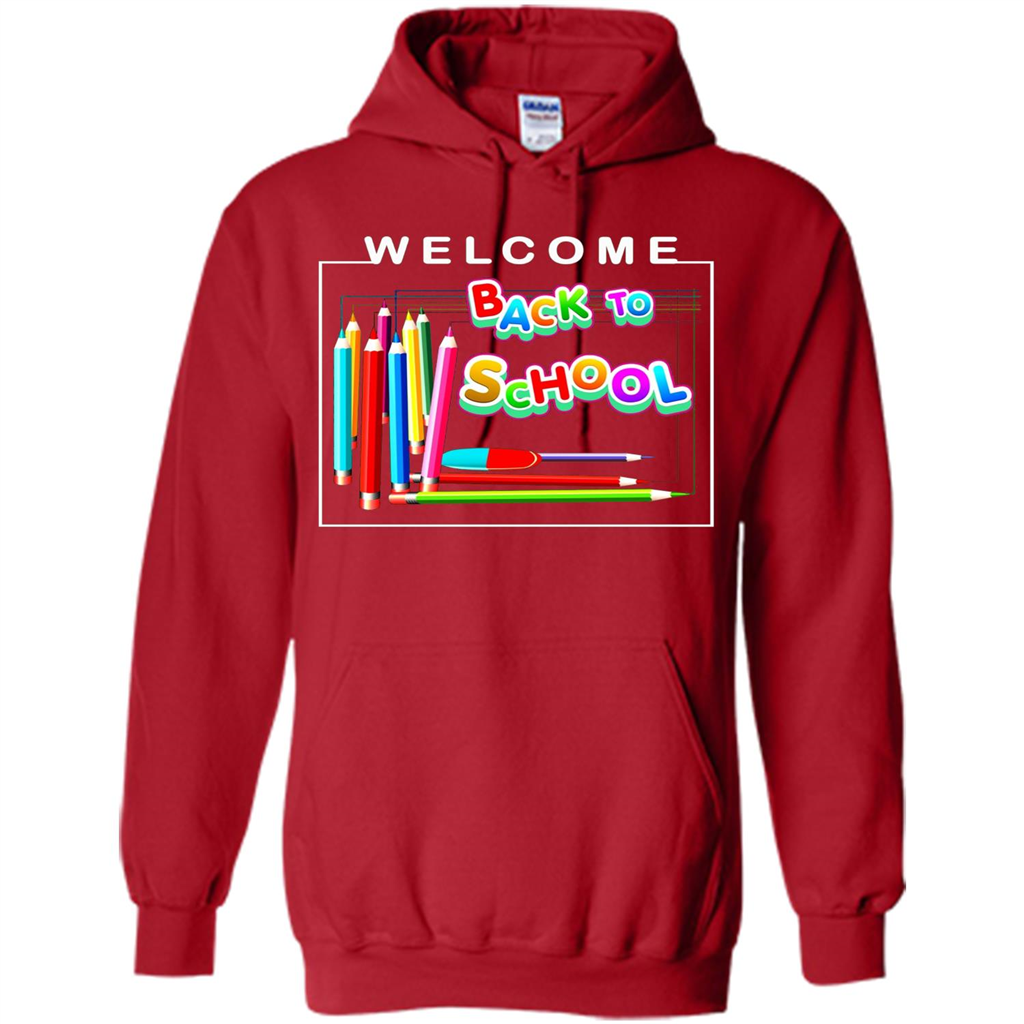 Welcome Back to School T-shirt School Day T-shirt Red