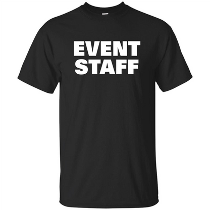Event Staff T-shirt Black
