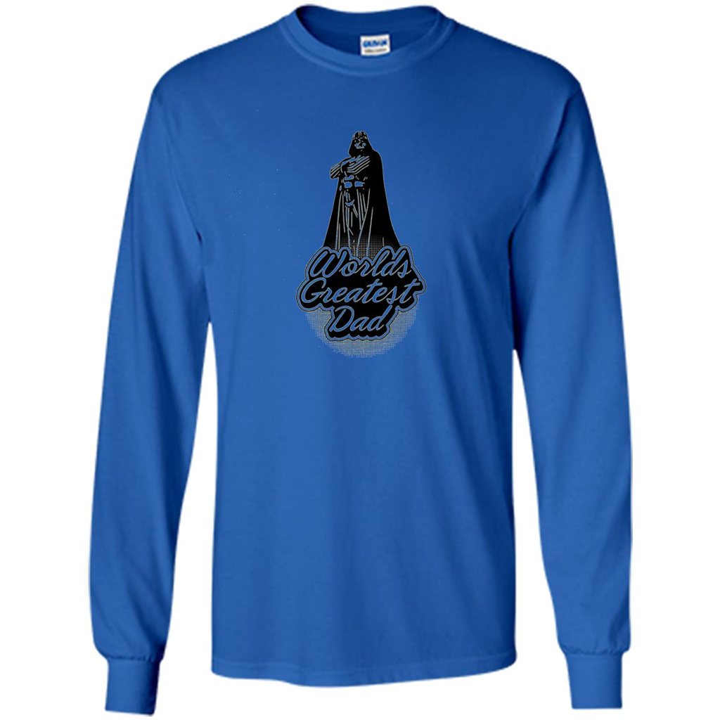 Father Day T-shirt World's Greatest Dad Royal
