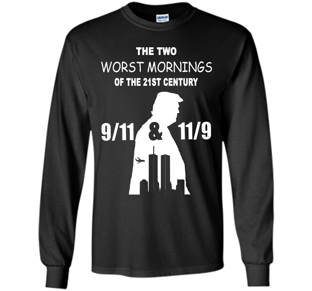 The Two Worst Mornings Of The 21st Century 9/11 And 11/9 T-shirt Royal