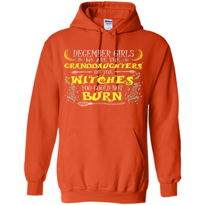 Halloween T-shirt December Girls T-shirt Orange