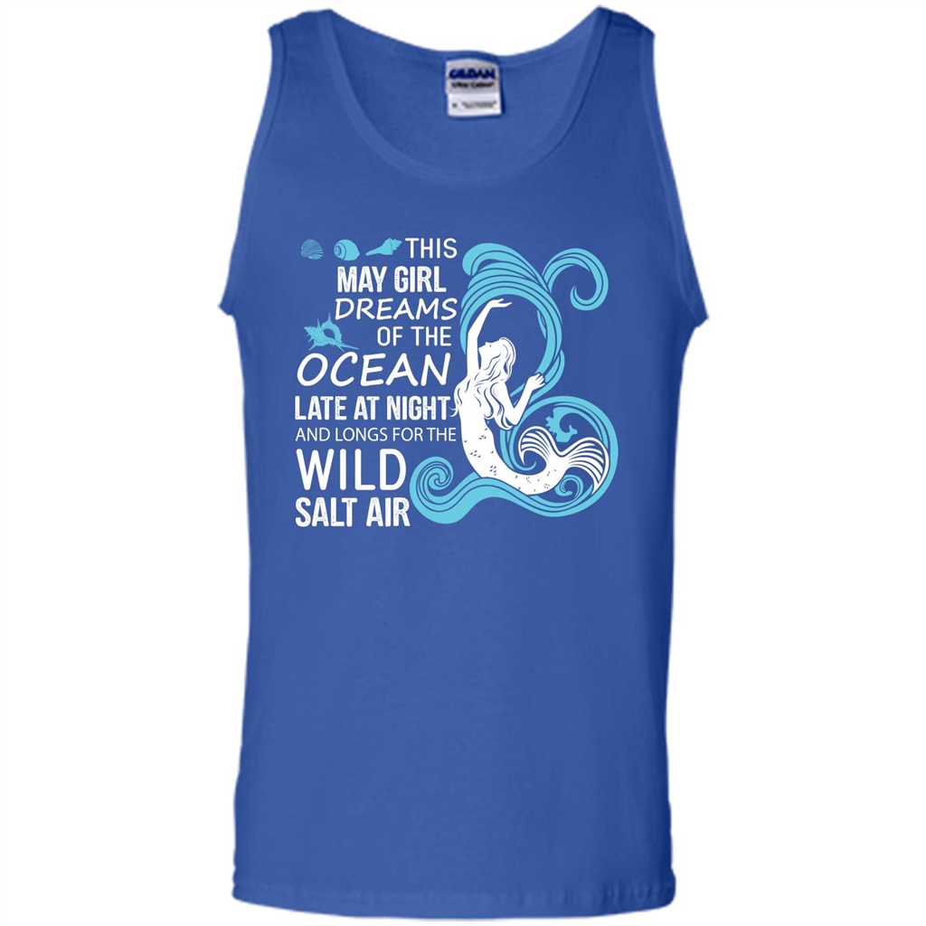 This May Girl Dreams Of The Ocean Late At Night T-shirt Royal