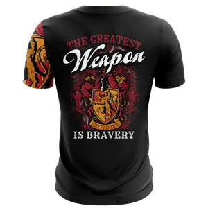 The Greatest Weapon Bravery Gryffindor Harry Potter Unisex 3D T-shirt