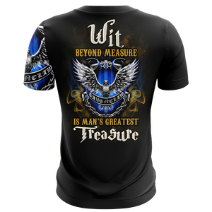 Wit Beyond Measure Is Man's Greatest Treasure Ravenclaw Harry Potter Unisex 3D T-shirt