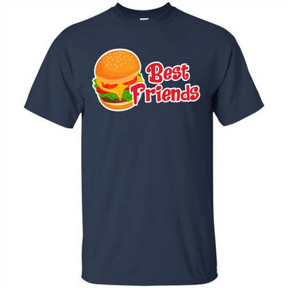 Hamburger T-shirt Best Friends T-shirt Navy