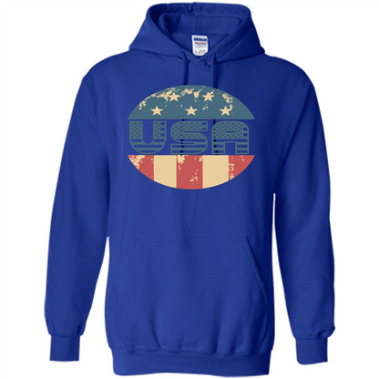 Independence Day T-shirt USA 4th Of July Flag Royal
