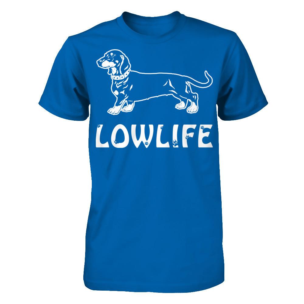 Love Dachshund - Lowlife Gildan - Short Sleeve Tee Royal