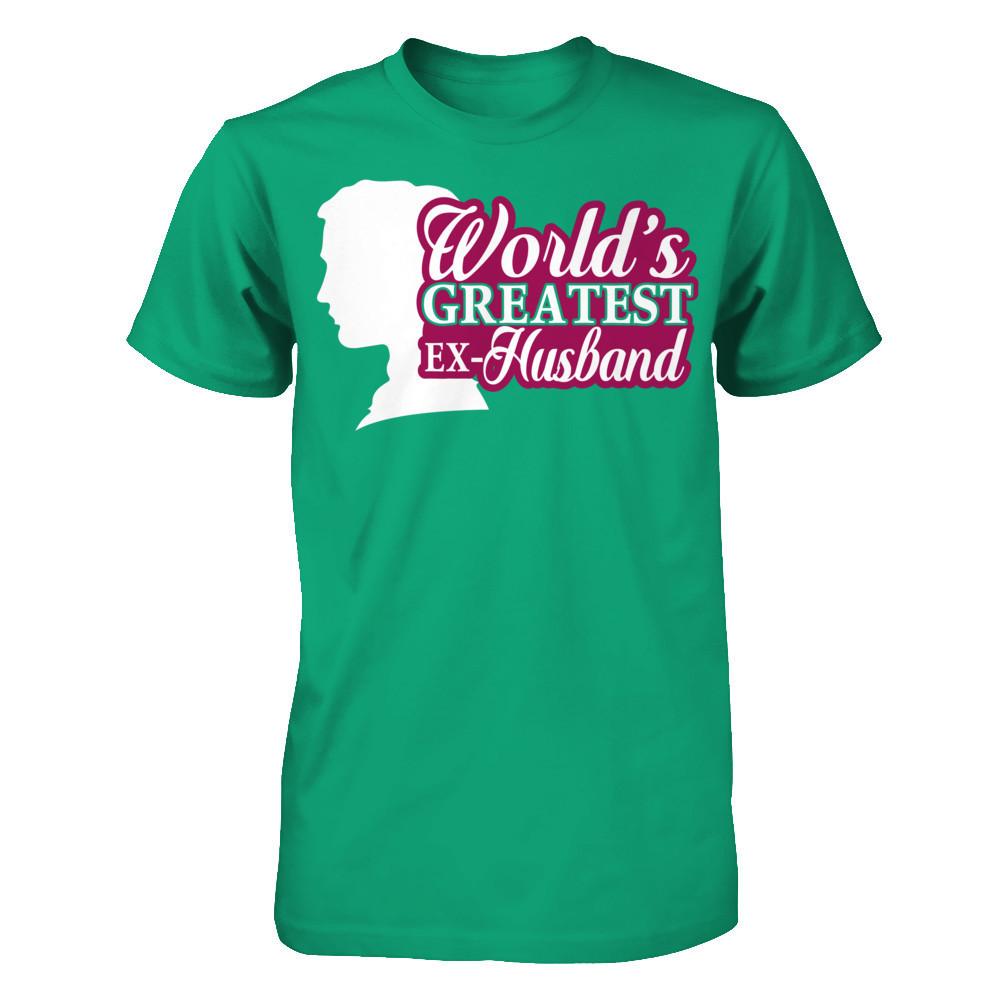 World's Greatest Ex-Husband Gildan - Short Sleeve Tee Kelly Green