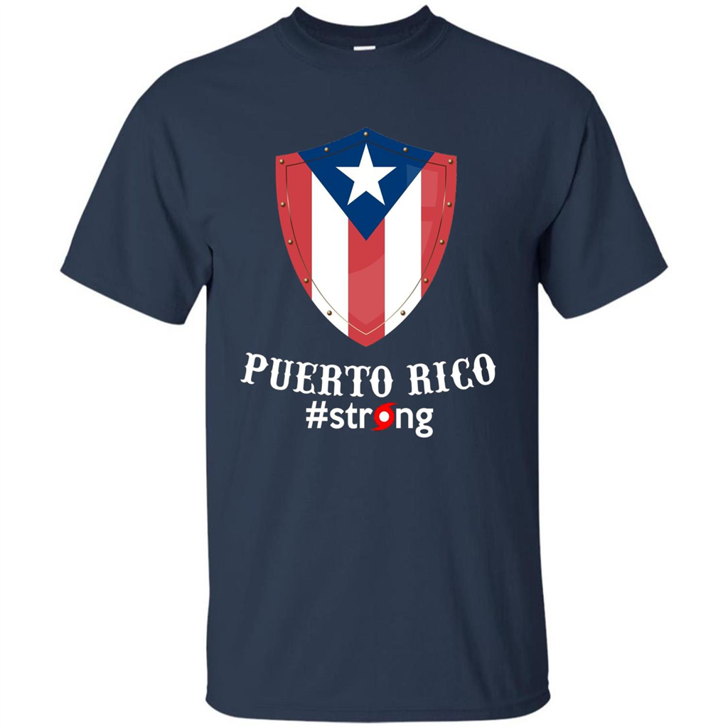 Puerto Rico Strong T-shirt Navy