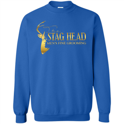 The Stag Head Men's Fine Grooming T-shirt Royal