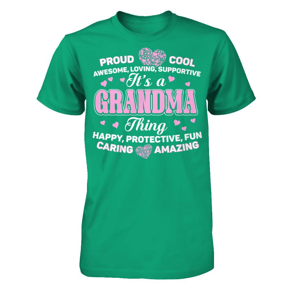 Itäó»s A Grandma Thing Gildan - Short Sleeve Tee Kelly Green