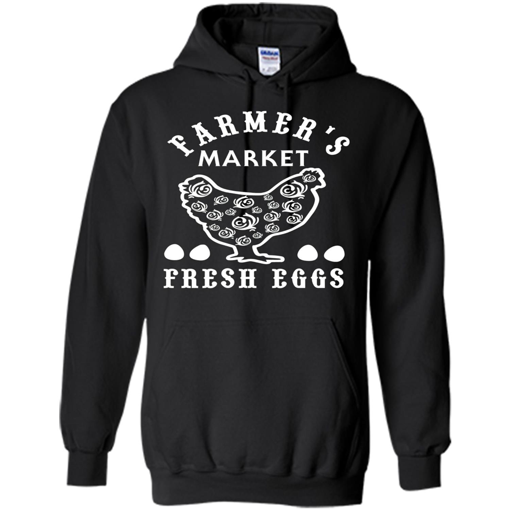 Famer's Market Fresh Eggs T-shirt Black