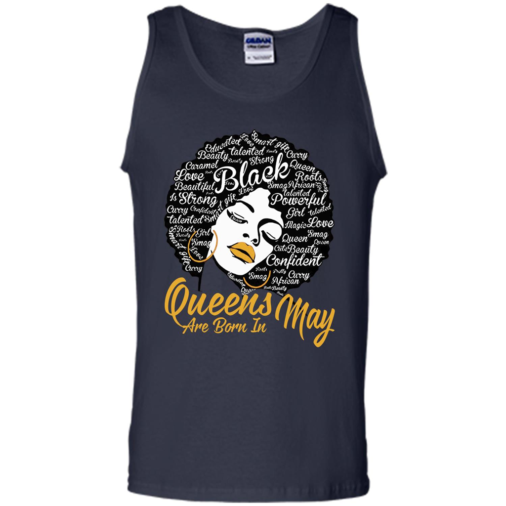 Queen Are Born In May T-shirt Navy