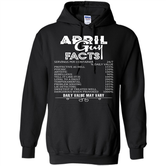 April Guy Facts T-shirt Black