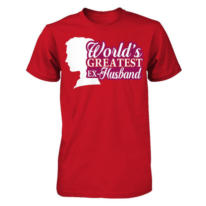 World's Greatest Ex-Husband Gildan - Short Sleeve Tee Red