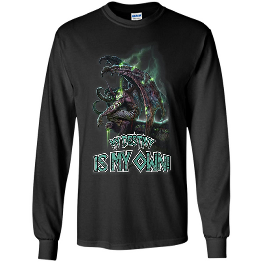 World of Warcraft T-shirt My Destiny Is My Own T-shirt Black