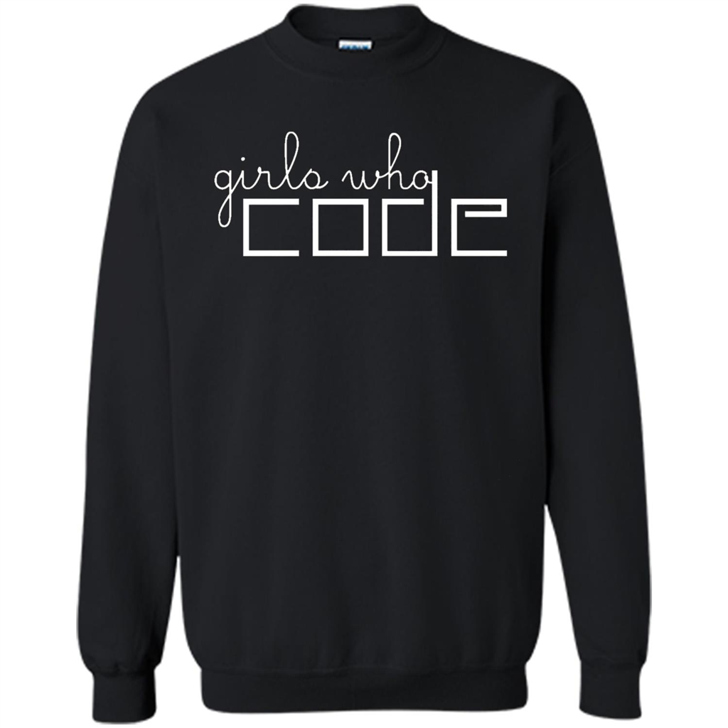 Girls Who Code T-Shirt. I'm A Girl Who Codes T-Shirt Black