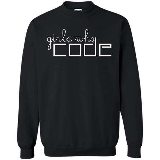 Girls Who Code T-Shirt. I'm A Girl Who Codes T-Shirt Black