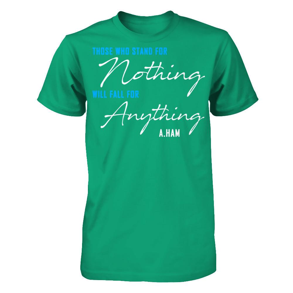 Alexander Hamilton Quotes T-shirt Gildan - Short Sleeve Tee Kelly Green
