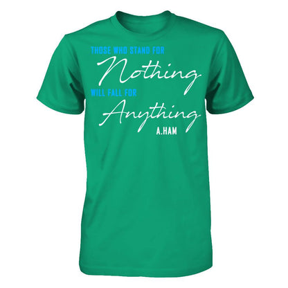 Alexander Hamilton Quotes T-shirt Gildan - Short Sleeve Tee Kelly Green