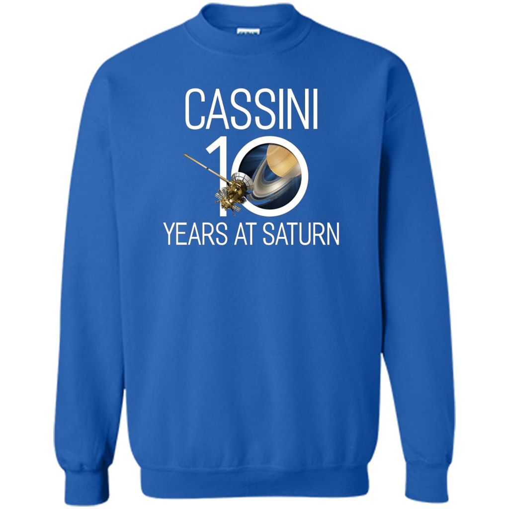 Cassini 10 Years at Saturn T-shirt Royal