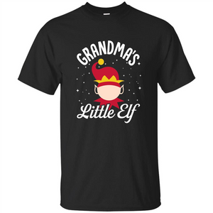 Grandma's Little Elf Christmas T-Shirt