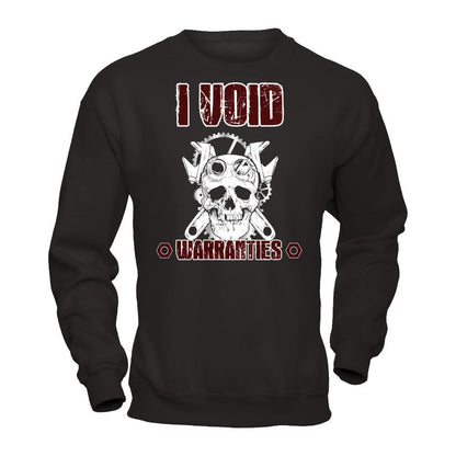 Mechanic - I Void Warranties T-shirt Gildan - Pullover Sweatshirt Black