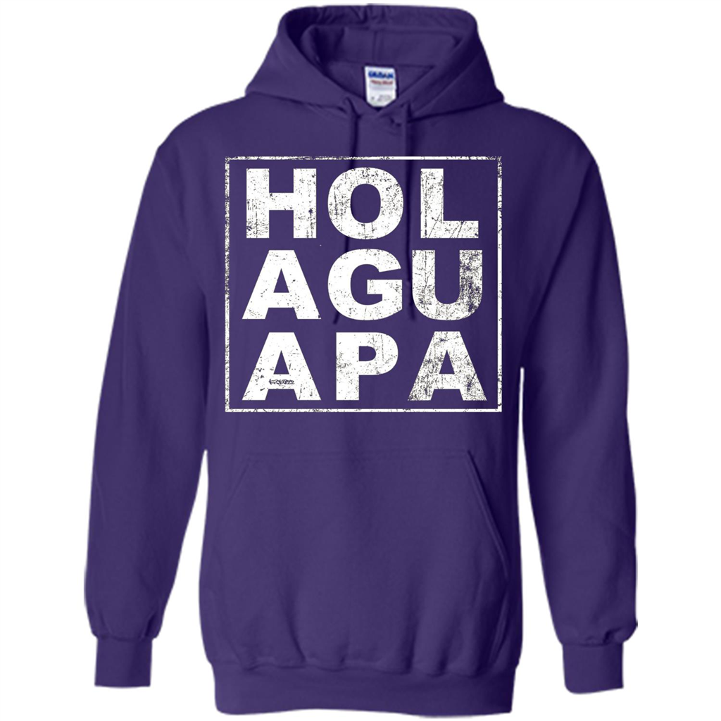Hola Guapa HOL AGU APA T-shirt Funny Spanish T-shirt Purple