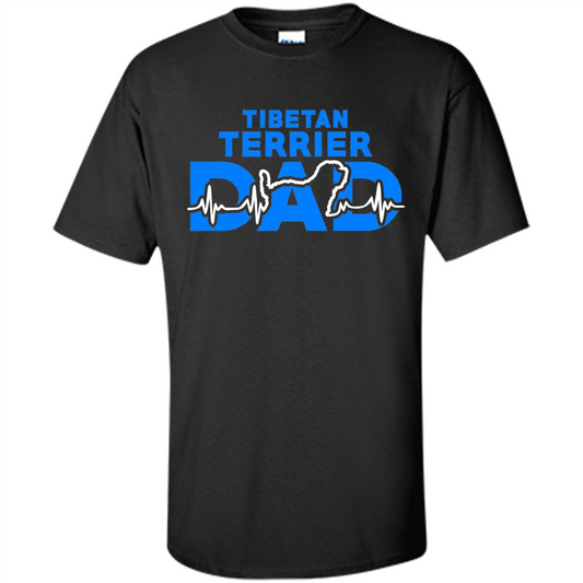 Tibetan Terrier Dad T-shirt Black