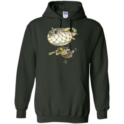 Blowfish T-shirt Captive Balloon T-shirt Forest Green