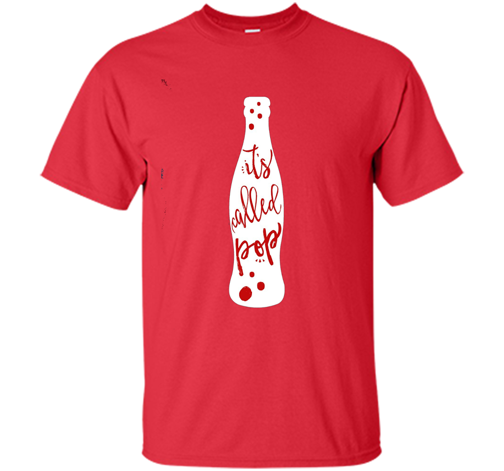 It's Called POP - funny debate handwritten style tshirt t-shirt Red
