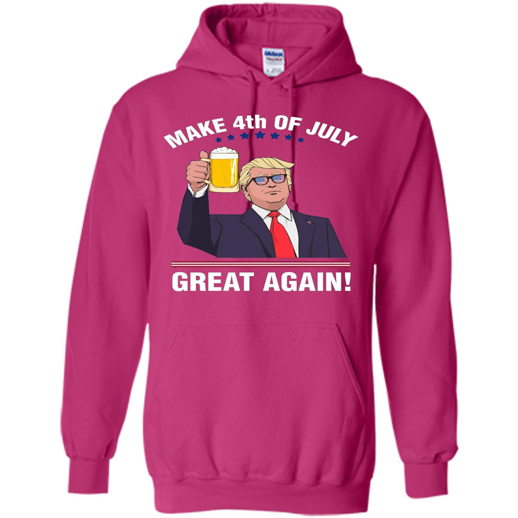 American T-shirt Make 4th Of July Great Again Heliconia