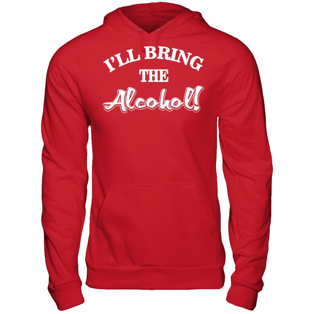 I'll Bring The Alcohol T-shirt Gildan - Pullover Hoodie Red