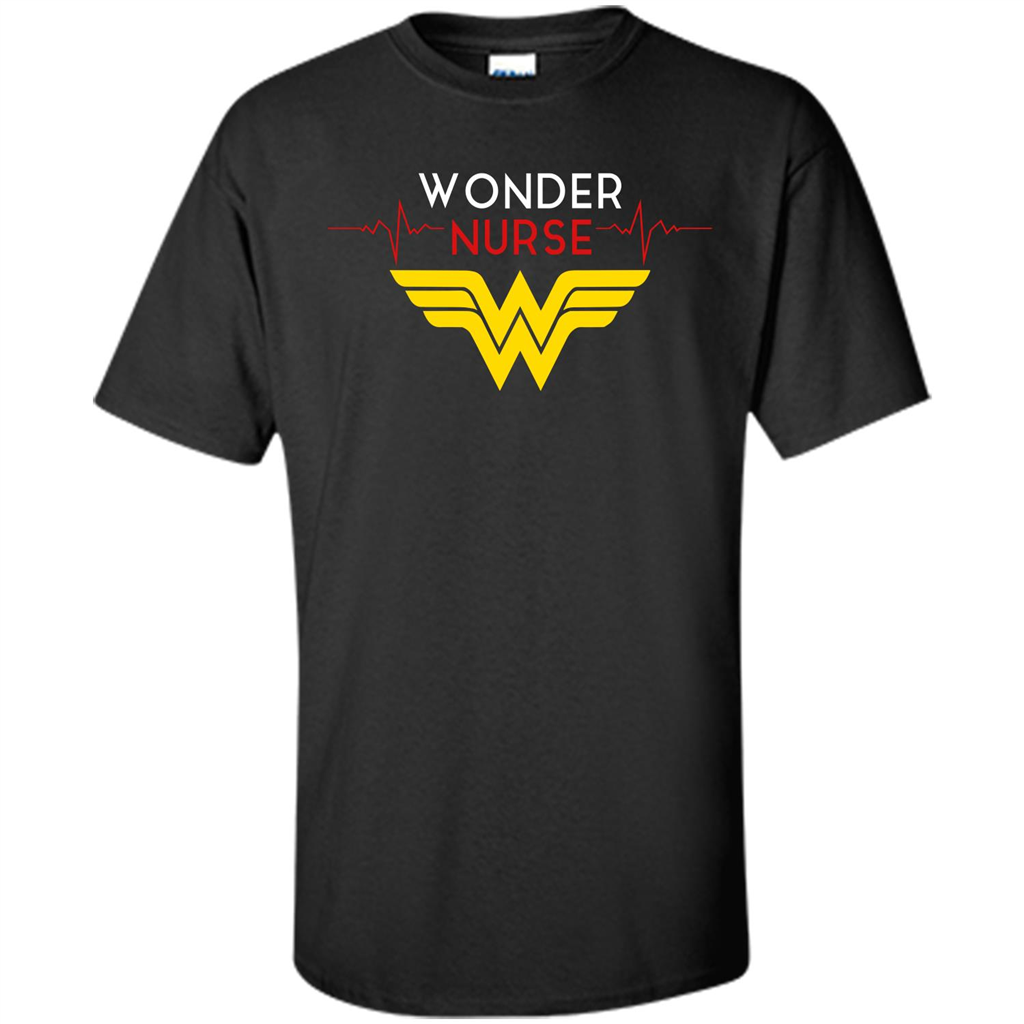 Nurse Lover. Wonder Nurse T-shirt Black