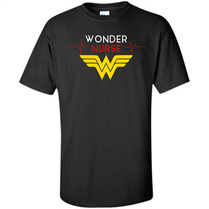Nurse Lover. Wonder Nurse T-shirt Black