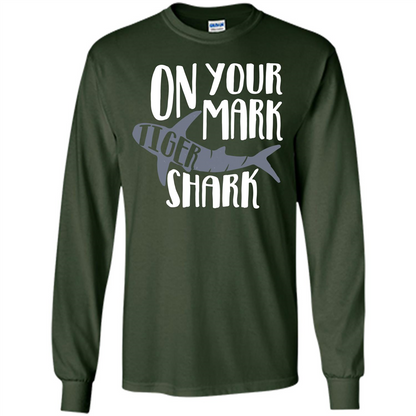 Tiger Shark T-shirt On Your Mark Tiger Shark T-shirt Forest Green