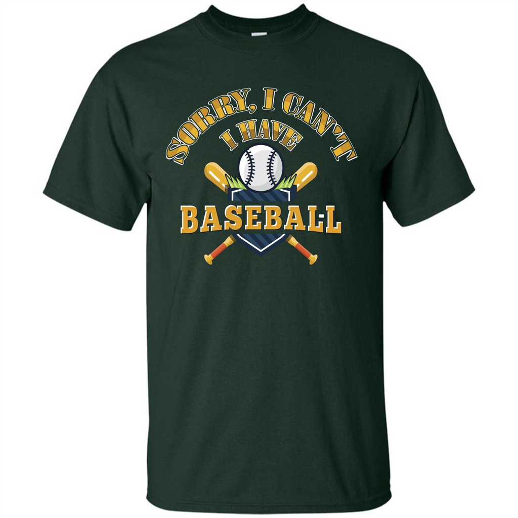 Basketball T-shirt Sorry, I Can't I Have Basketball Forest Green