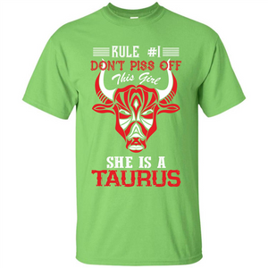 Taurus T-shirt Rule Don’t Piss Off This Girl T-shirt
