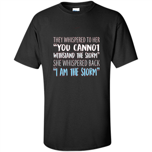 I Am The Storm T-Shirt Black