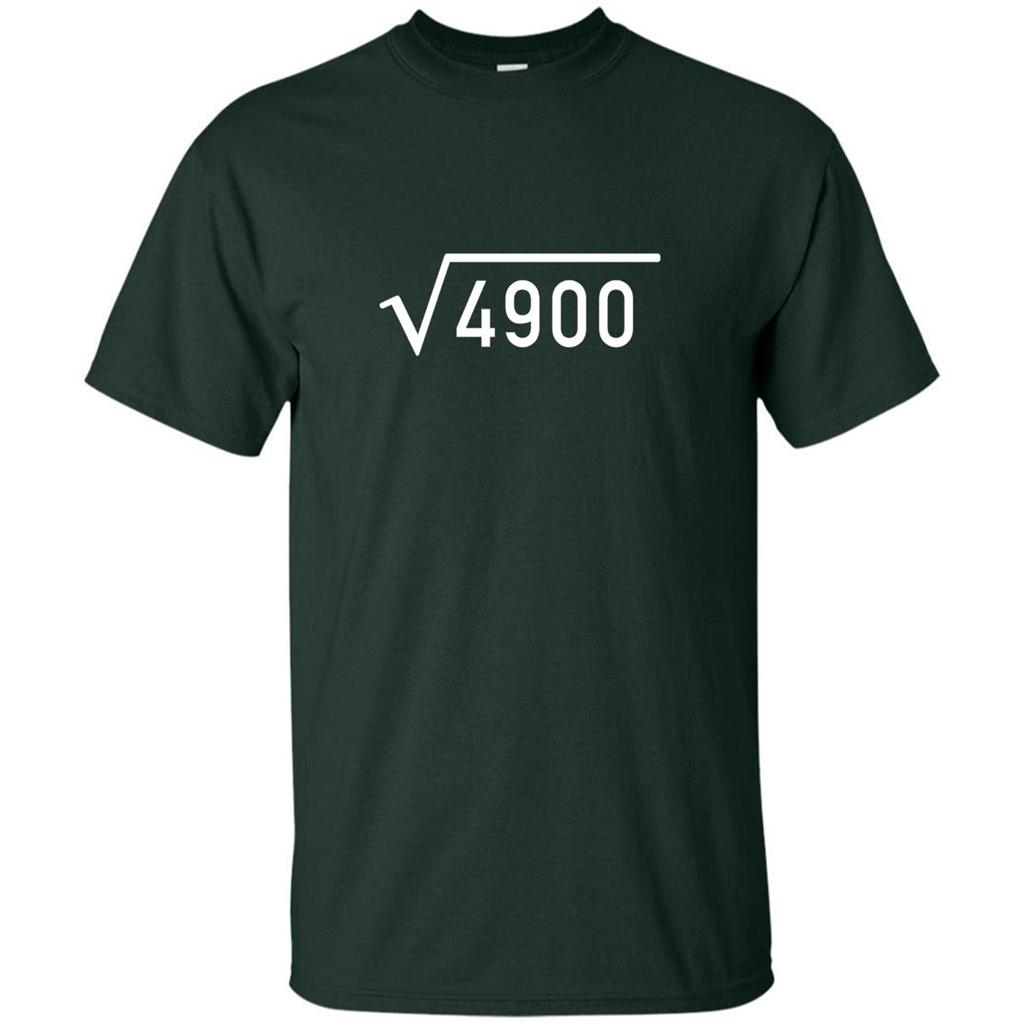 Funny Birthday T-shirt 70th Birthday T-shirt Forest Green