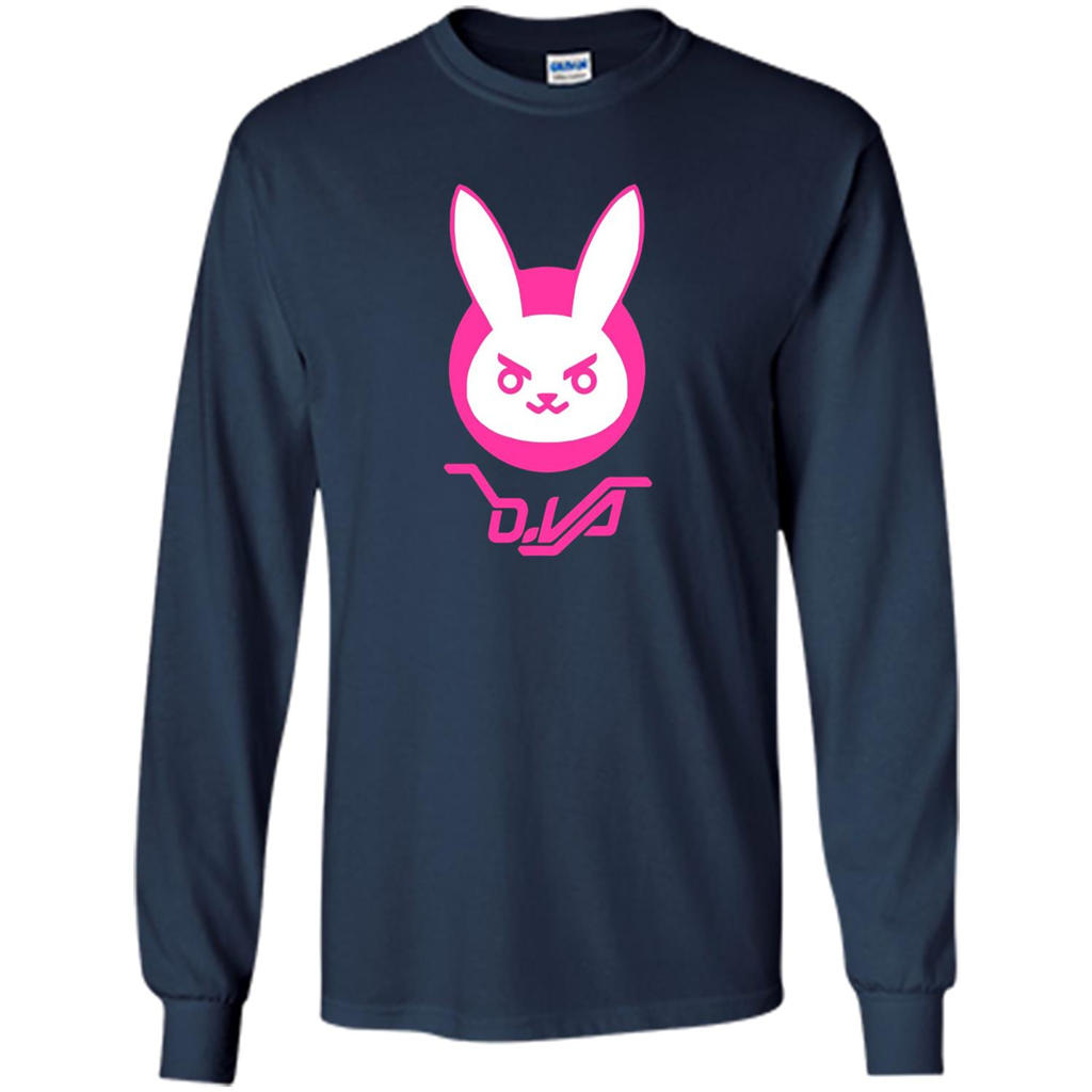 Overwatch D.VA Bunny Spray T-shirt Navy