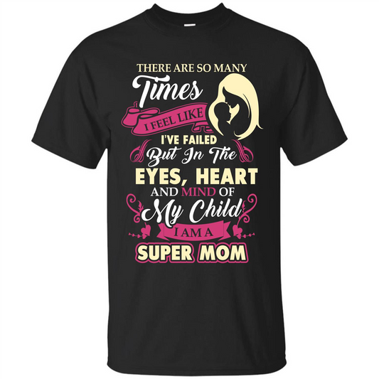 Mommy T-shirt There Are So Many Times I Feel Like T-shirt Black