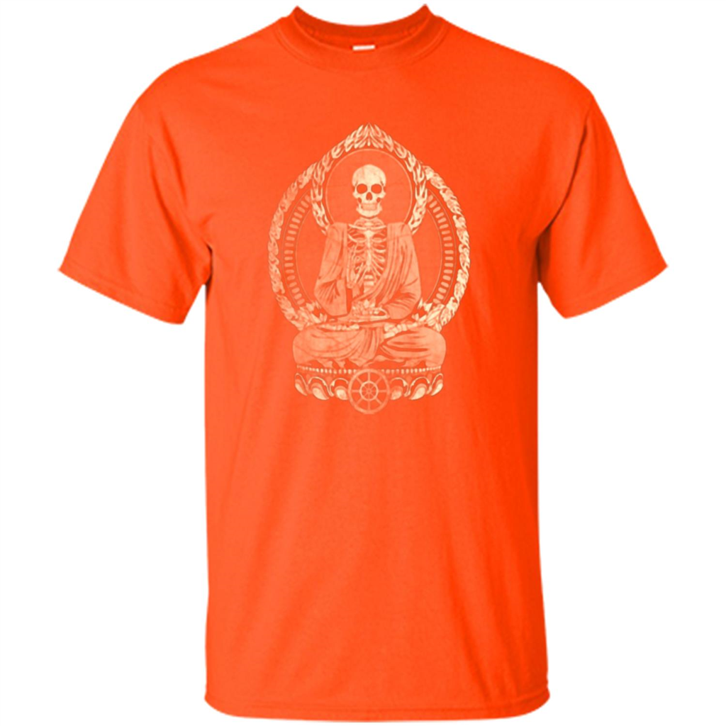 Starving Buddha - Weathered Halftone T-shirt Orange