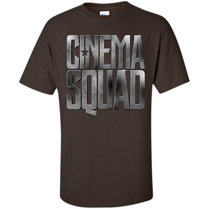 Moives T-shirt Cinema Squad Dark Chocolate